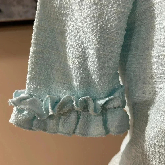 BANANA REPUBLIC Boucle Ruffle Cuff Top - Picture 3 of 10